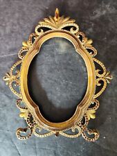 Gilded Ornate Rococo Wall Mount PHOTO FRAME Vintage picture