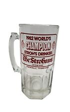 vintage 1982 worlds champion strohs drinker 