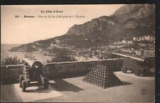 Postcard Monaco French Riviera Cap d'Ail Noon CANNON BALLS COTE D AZUR TERRACE picture