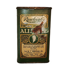 Vintage Rawleighs pure ground ALLSPICE 3.25 oz spice tin fair graphics & colors picture