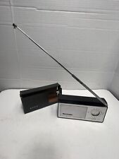 Sony 9 Transistor Radio 1963 Model #TFM-96 W/ Orig. Case Tested Works Rare picture
