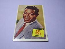 1957 Topps Hit Stars Trading Card #34 Nat King Cole EX picture