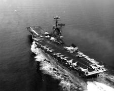 U.S. Navy Aircraft Carrier USS Oriskany at sea 8x10 Vietnam War Photo 466 picture