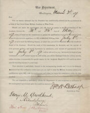 WILLIAM W. BELKNAP - MILITARY APPOINTMENT SIGNED 03/03/1873 picture