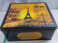 Charles Delacre Bakery (empty) Tin  Belgium Eiffel Tower Picturesque Large picture