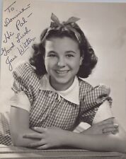 HOLLYWOOD JANE WITHERS STUNNING PORTRAIT 1941 SIGNED AUTOGRAPH VINTAGE Photo C27 picture