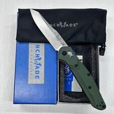 NEW 6061-T6 Billet Aluminum Handle Benchmade 940 Osborne Green Folding Knife picture