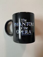 Phantom Of The Opera Heat Activated Color Change Mask Mug Black Cup 1986 Vintage picture