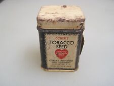 Vintage Coker's Pedigreed Seed Hartsville, SC Tobacco Seed EMPTY Tin   B7291 picture