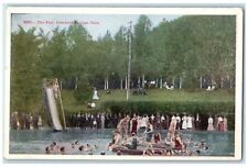 c1920's The Bathing Swimming Pool Park Glenwood Springs Colorado CO Postcard picture