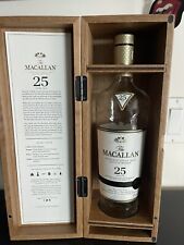 Empty Macallan 25yr Scotch Bottle & Box - 750ml picture