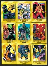 1993 Skybox Ultraverse Complete Rookie Set 9 Cards #R1-R9 picture