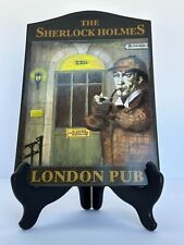 Sherlock Holmes Inn Signia Miniature Pub Sign England London Tavern Brew Bar picture