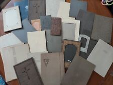 Vtg Antique HUGE LOT of 24 Cabinet Card Photo Folding & Flat Picture Frames  picture