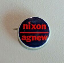Vintage Political Pinback Button Nixon Agnew Campaign 1