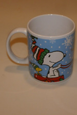 Galerie Peanuts Snoopy Christmas Coffee Mug Cup Christmas Blue picture