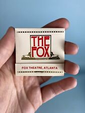 Vintage The Fox Theatre Matchbook Atlanta, Ga Gold Matches picture