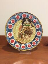 Anthropologie Woodland Picnic Dessert Papillon Dog Plate picture