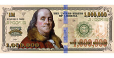 25 Franklin Million Dollar FAKE Play Funny Money Bill w/Gospel Tract 1,000,000  picture