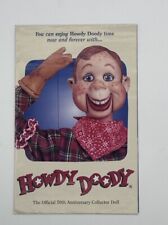 Howdy Doody 50th Anniversary Collector Doll Insert Poster picture