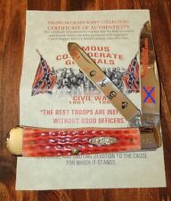 Case XX 2006 South Famous Confederate Generals Civil War Trapper Red 661 of 2500 picture
