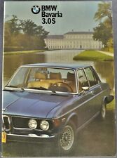 1974 BMW Bavaria 3.0S Sedan 24pg Catalog Sales Brochure Excellent Original 74 picture