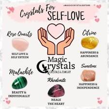 Crystals For Self Love Reiki Yoga Gift Crystal Natural Gemstone picture