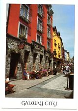 Ireland Galway City Connacht Street View Irish Pub Hostel Postcard picture