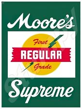 Moore's Supreme  Metal Sign 9