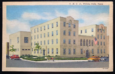 Linen Postcard Wichita Falls TX - c1940s YMCA Building picture