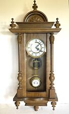 Antique German Style VIENNA REGULATOR Wall Clock 31 Day RUNNING Time & Strike picture