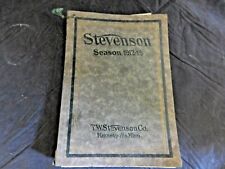 Vintage Clothing Catalog - T.W. Stevenson Co. (Minneapolis, MN) 1912-1913 picture