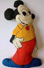 Vintage 70's Disney Mickey Mouse Stuffed Animal Plush Doll Toy Pillow HTF - READ picture