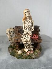 Summit Collection Skeleton Woman Waiting For The Perfect Man Figurine (READ) picture