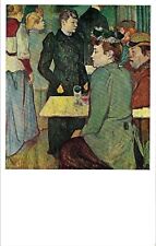 Vintage Postcard, Henri De Toulouse-Lautrec, de la Galette, Painting Art, unused picture