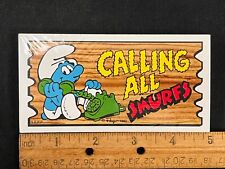 1982 Topps Widevision Smurf Supercards Trading Card Wax Pack New Sealed D 1624 picture