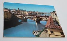 Vtg Postcard Florence Italy Postmarked 1960 to August Winter Appleton Wisconsin picture