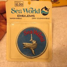 Vintage Sea World Emblems SHARK Patch 3