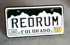 REDRUM License Plate-Shining Movie  1.25