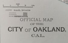 1892 OAKLAND CALIFORNIA Map 11