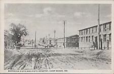 Military Postcard Barracks 315th and 316th infantry  Camp Meade MD Maryland  picture