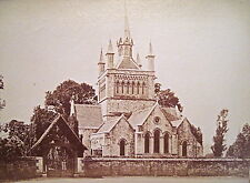 St Mildreds WHIPPINGHAM Church ISLE OF WIGHT Queen Victoria UK Albumen Photo 8x5 picture