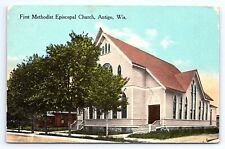 Postcard First Methodist Episcopal Church Antigo Wisconsin WI picture