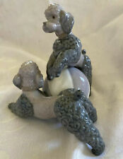 LLADRO POODLE WITH BALL **ADORABLE*** picture