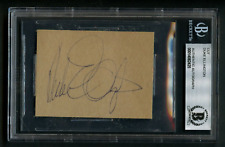 Duke Ellington d1974 signed autograph auto 2x3 cut Jazz Musician BAS Slabbed picture