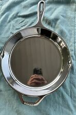 MIRROR POLISHED CAST IRON SKILLET LODGE 10” picture