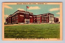 Rochester NY-New York, Benjamin Franklin High School, Antique, Vintage Postcard picture