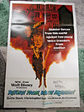 Vintage Original Return from Witch Mountain Poster - 1978 - Signed by Bette picture
