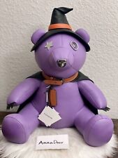 NWT Coach Halloween Collection Witch purple Bear 6086 $600 picture