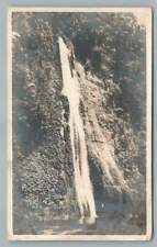 Water Falls PHILIPPINES Estate Photo RPPC Baguio? Antique Postcard 1910s picture